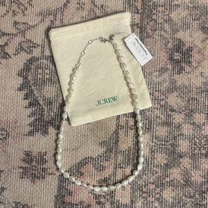 NWT J. Crew Ivory Freshwater Pearl Necklace